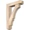 Ekena Millwork Balboa Craftsman Smooth Bracket w/ Offset Brace, Douglas Fir, 5 1/2"W x 22"D x 30"H BKT0604X22X30BOA04SDF - alternate 1